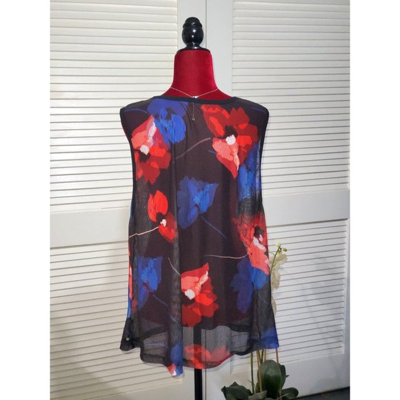 Fabletics Women's Floral Print Harleen Athletic Mesh Tank Size 3x 1049 - Picture 4 of 8